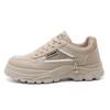 Fashion Women's Breathable, Fashionable and Versatile Sports Shoes, Thick-soled, Durable Casual Leather White Sneakers