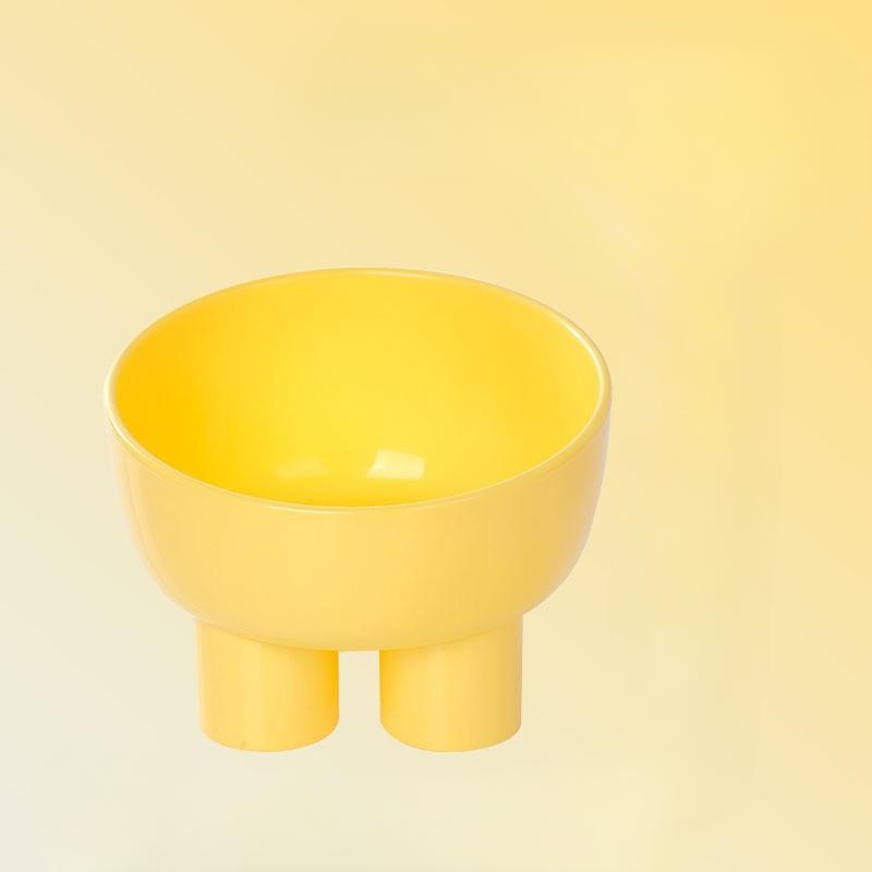 Vysoká miska pro kočky Severský styl Nakloněný kreslený chránič krku, který zabrání převrácení misky pro domácí mazlíčky Miska pro kočky a psy Miska na jídlo