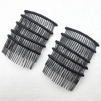 Monochrome Black Hair Comb & DIY Light Board for Spring/Summer - Simple Bangs Accessory & Hairpin