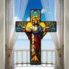 2D Flat Acrylic Cross Decoration, Indoor and Outdoor Decoration - No Battery/electricity Required, Free Day Decoration, Shop Decoration, Durable