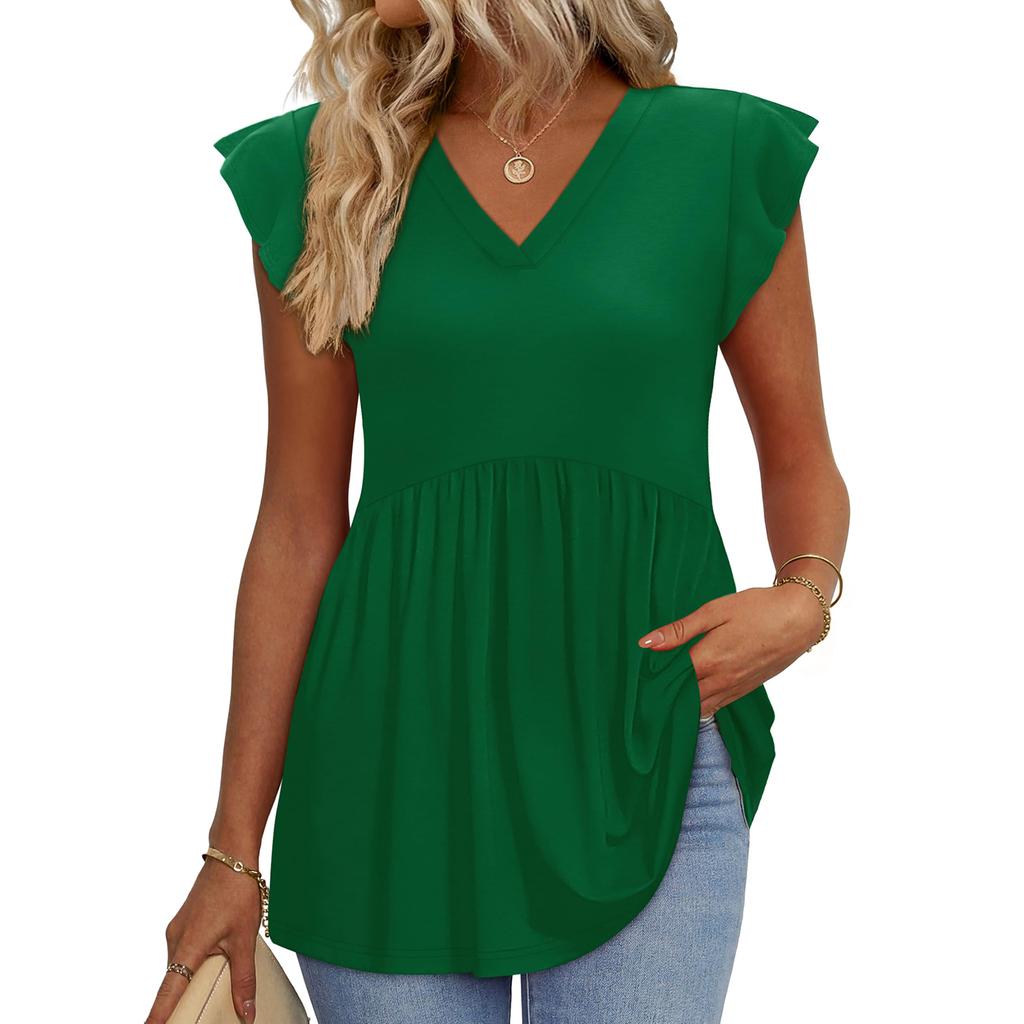 Women's Blouse Fashionable and Casual T-shirt Top