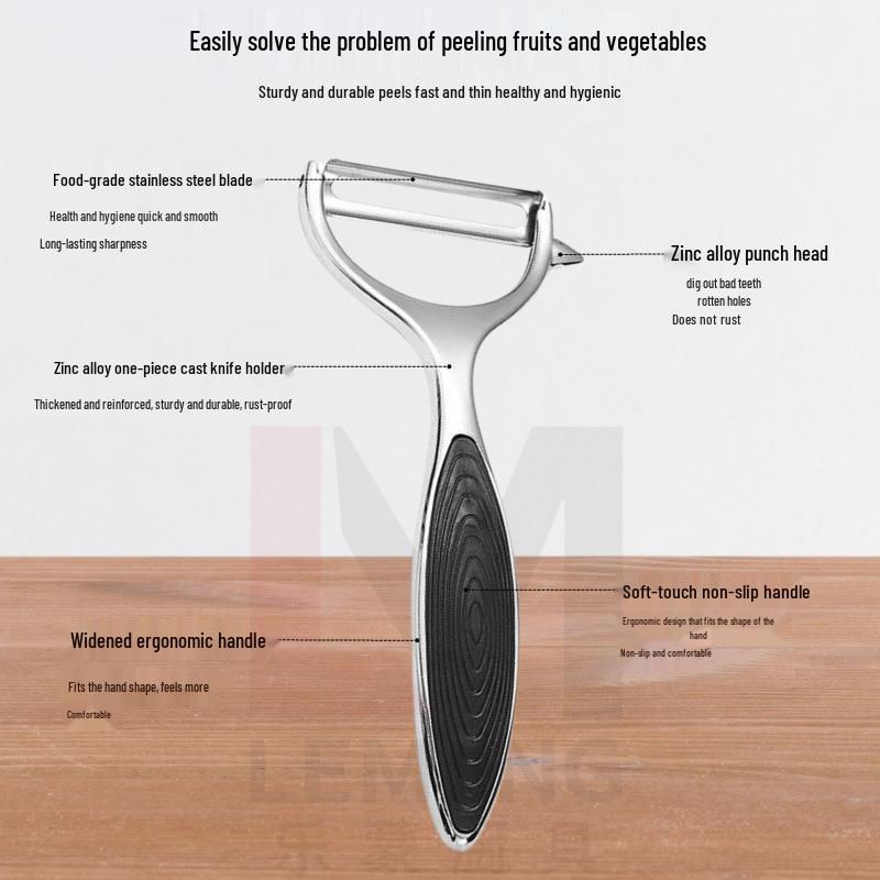 Stainless Steel Multifunctional Fruit Peeler Knife