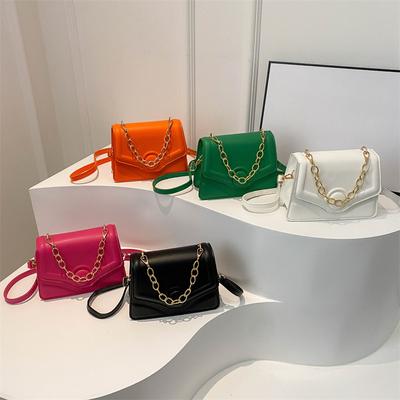 Fashionable and Simple Solid Color Small Bag for Women In Spring New Versatile Ins One-shoulder Crossbody Bag Small Square Bag