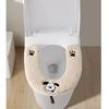 1 PC Soft Toilet Seat Cover, Flannel Waterproof Cushion for All Seasons, Non-Slip Elastic Toilet Mat for Home Use