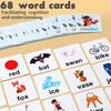 Wooden Fun Toys, English Letter Blocks, Card Words, and Multiplayer Battle Game Competitions, Halloween, Christmas Gifts