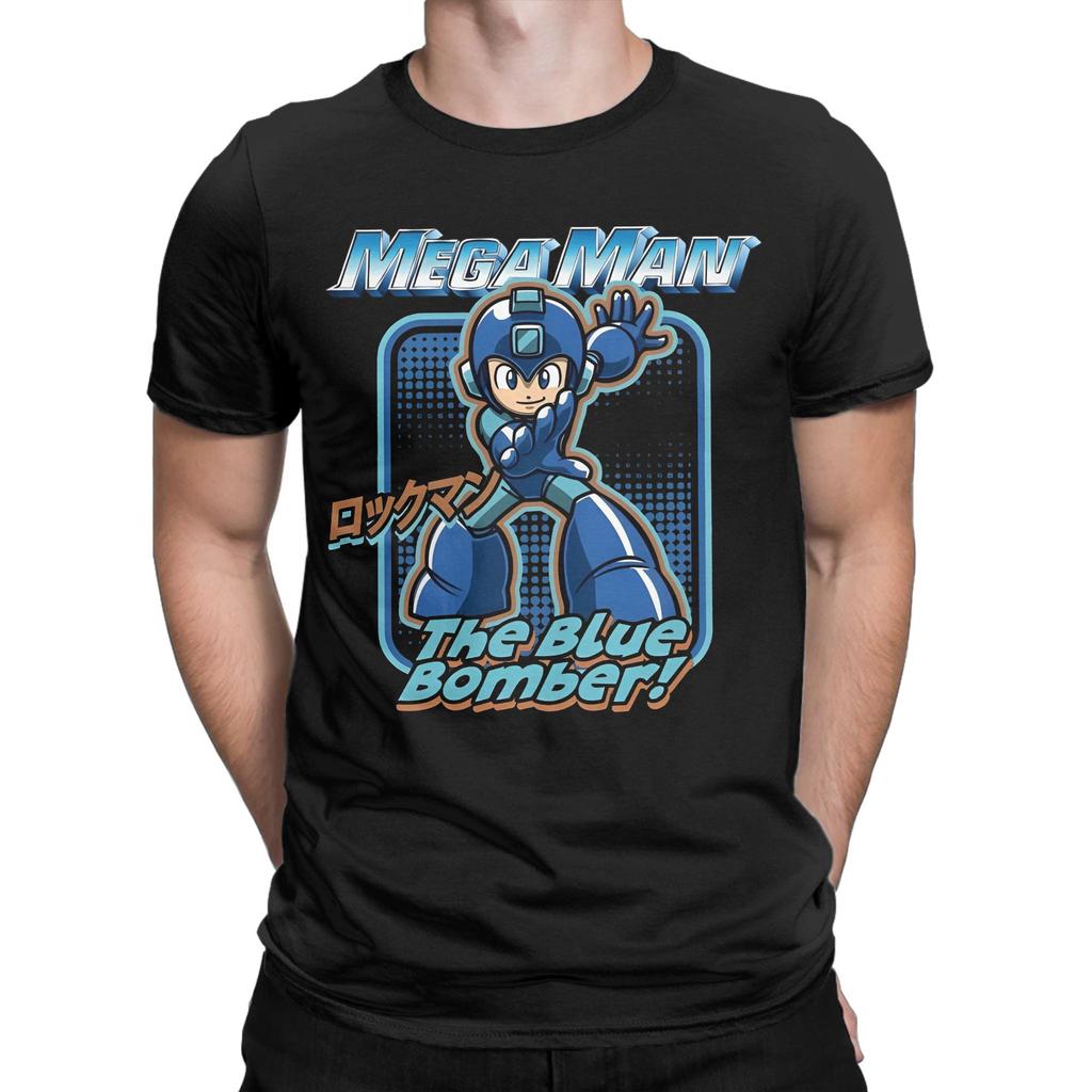 Megaman X Mega Boy TShirt for Men Women  Fashion Pure Cotton Tee Shirt O Neck Short Sleeve T Shirt Plus Size Clothes