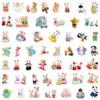100Pcs Cute Calico Critters Stickers Graffiti Decals Laptop Scrapbook Decoration Skateboard Laptop Waterproof Decor Sticker Toys