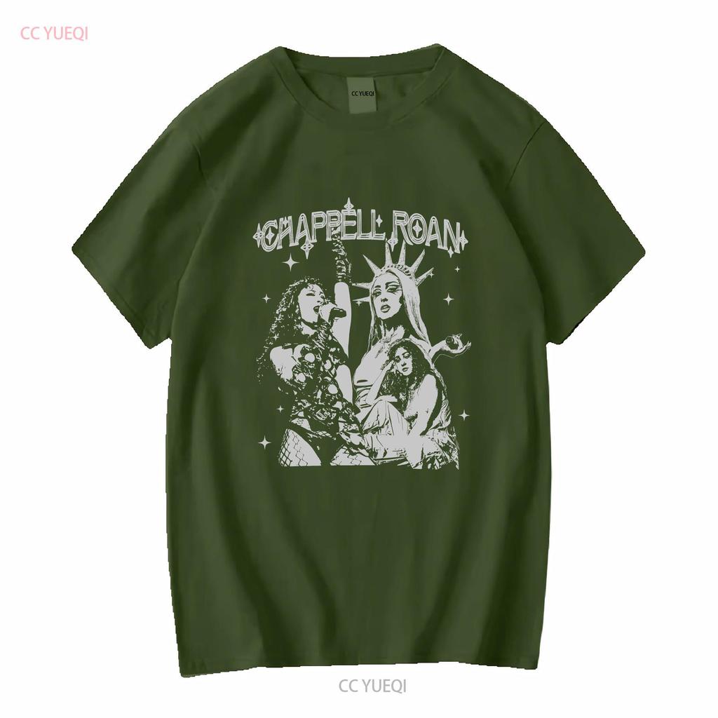 Vintage Chappell Roan T Shirt Good Luck Babe Vintage Washed Unisex Stylish Fashion Versatile Stretched Top For Everyday Wear