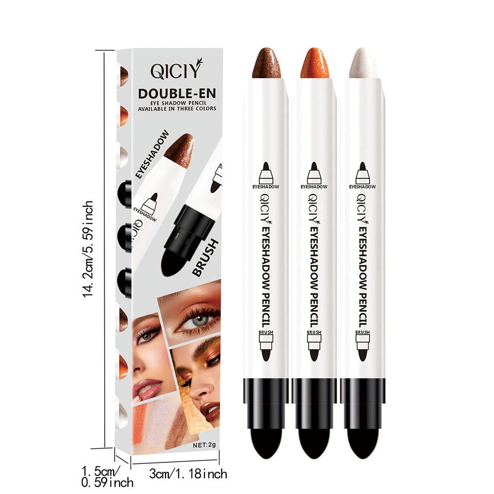 Multi-color Eyeshadow Stick Eyeshadow Pen Waterproof and Sweat-proof Pearlescent Eyeshadow Does Not Smudge.