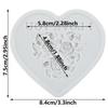 Heart Silicone Molds Love Heart Rose Flower Fondant Mold Relief Flower Mold Cake Decorating Tools Cupcake Topper Candy Chocolate Gumpaste Mold