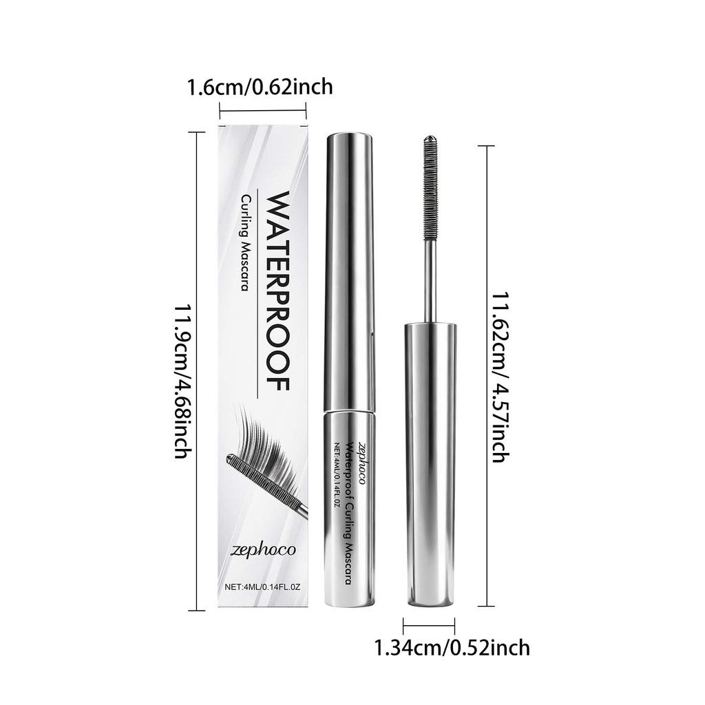 מסקרה עמידה במים מסקרה עמידה בפני מריחה מאריכה מילוי סיבי ריסים