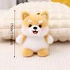 Stuffed Animal Husky Corgi Plush Schnauzer Dog Stuffed Keychain Dog Plush Pendant  Kids Toy