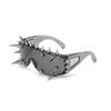 Retro Steampunk Sunglasses Unique Halloween Rivet Sunglasses Popular Oversized Sun Glasses  Costume