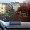Speed Hud Windshield Projector Gps Compass Speedometer Head Up Display Usb Power Supply Atmosphere Lamp For Truck Vehicles