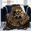 Hunab Ku Mayan Symbol Blanket Flannel Blanket Maya Calendar Glyphs Throws Blanket Bedspread Mayan Ethnic Blanket Sofa Blanket