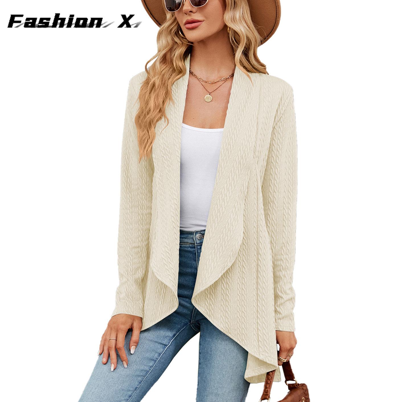 

Женская трикотажная куртка 2XL абрикосовый