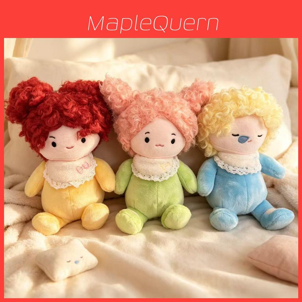 Plush Rainbow Girl Doll With Curly Hair Soft Toy For Kids Birthday Gift