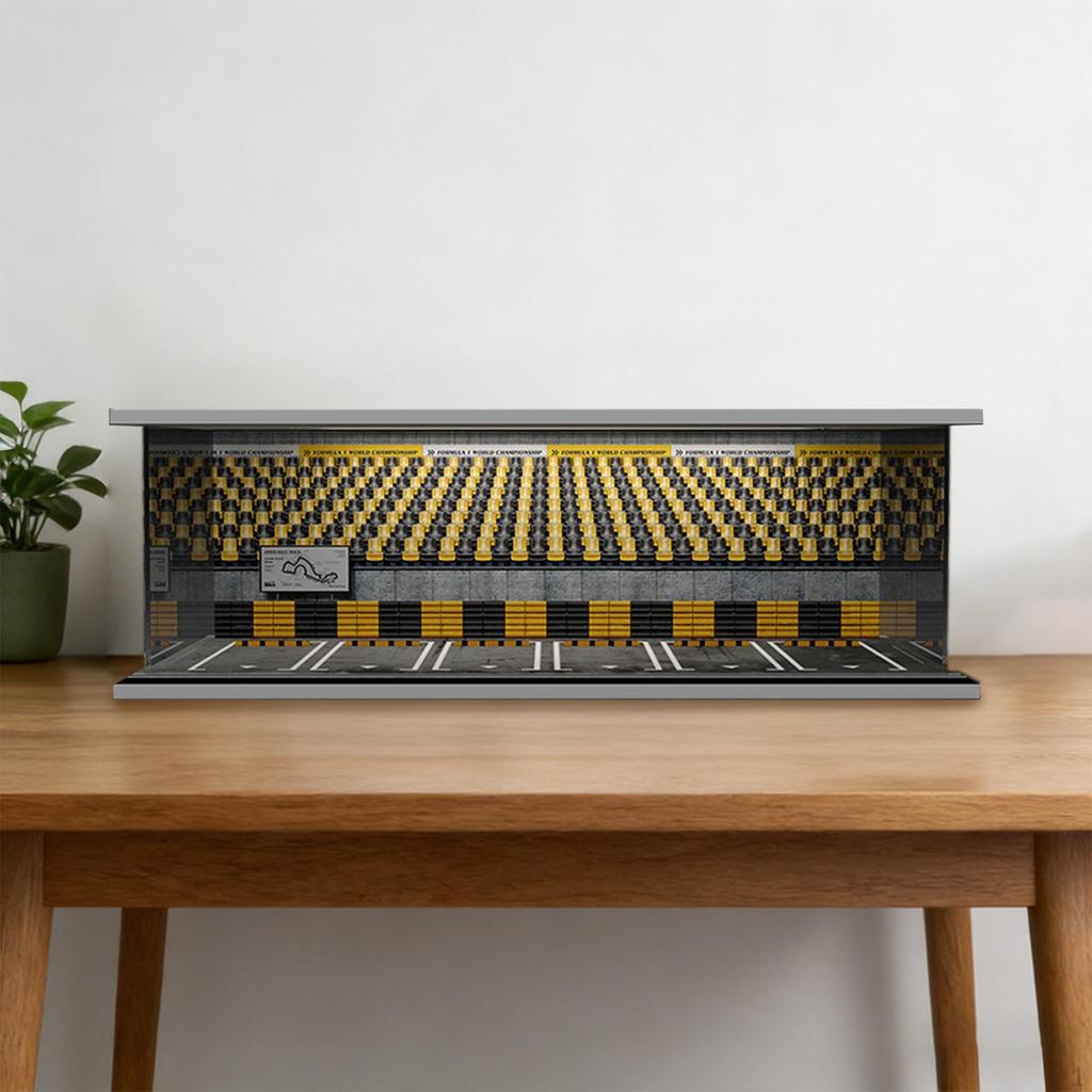 1/64 Model Car Display Case Diorama Desktop Decoration Toy Storage Box Showcase Organizer