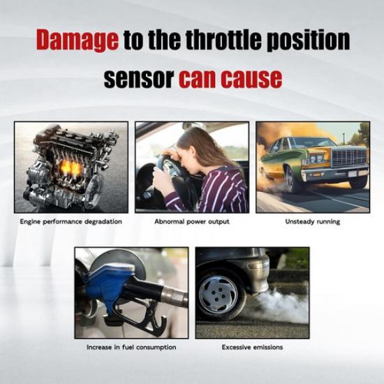 Throttle Positon Sensor + Idle Air Control Valve for 02-07 Mitsubishi Lancer New