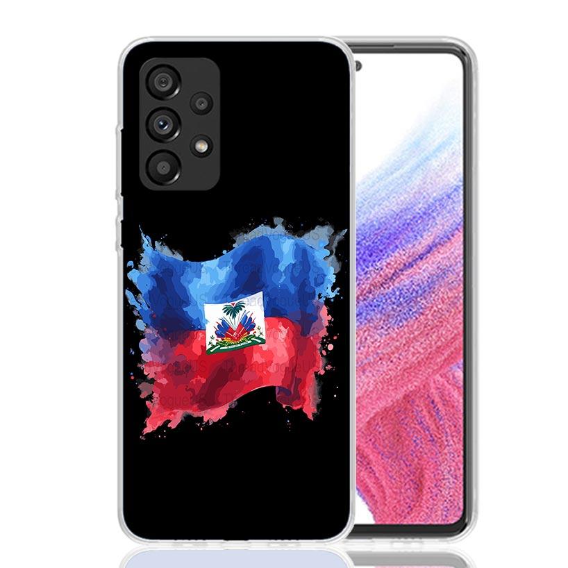 Haiti Haitian Flag Phone Case for Samsung Galaxy A17 A16 A15 A14 A13 A57 A56 A55 A54 A53 A37 A36 A35 A34 A33 A26 A25 A24 A23 Gal