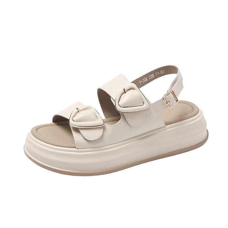 Women Sandals Platform Shoes Summer Slides 2024 New Fad Open Toe Slippers Sports Designer Dress Casual Shoes Ladies Flip Flops