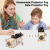 Children Toy Slide Projector Educational Toy DIY Slide Projector Model Kid Elementary Students Science Experiment Equipment