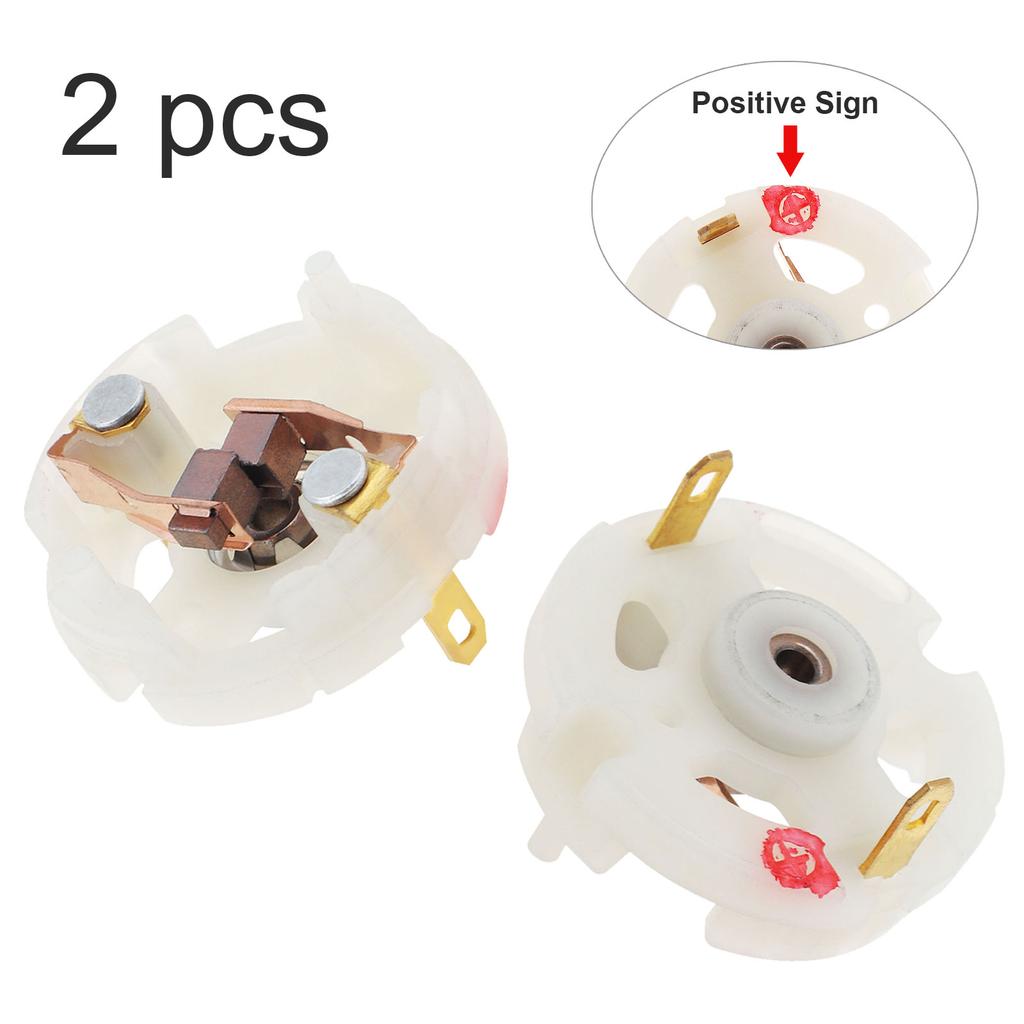 2pcs R380 DC Motor Carbon Brush Holder for R360 R370 R380 R390 DC Motor Brush Holder Accessories with Copper Brush