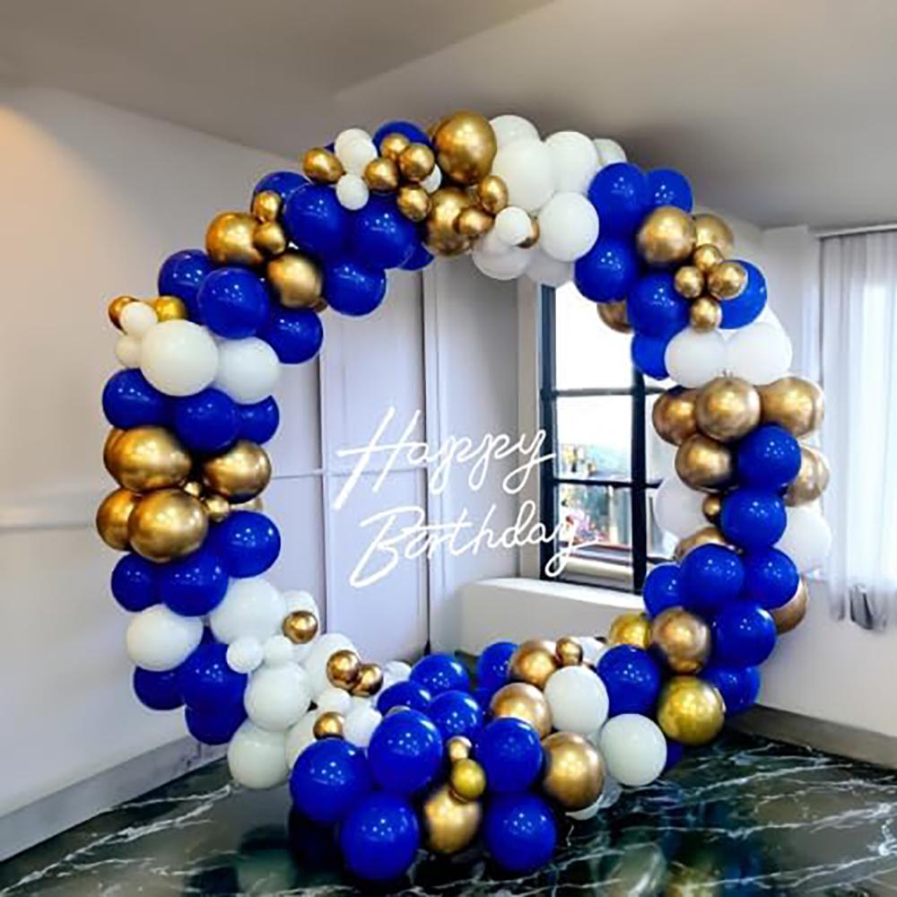 Royal Blue Balloons Garland Arch Blue Ballon Kit Wedding Anniversary Ceremony Decor Birthday Party Baby Shower Decoration Globos