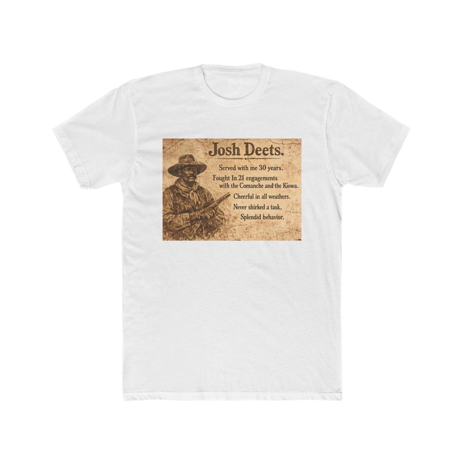 Josh Deets Epitaph T-shirt | Vintage Western, Lonesome Dove Tee | Rodeo 3XL