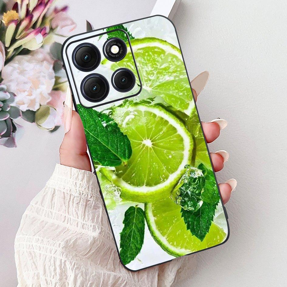 For Motorola Moto G86 Power 5G Case New Fashion Flower Bamboo Cat Cartoon Soft Silicone Back Cover For Moto G86 Power 2025 Coque
