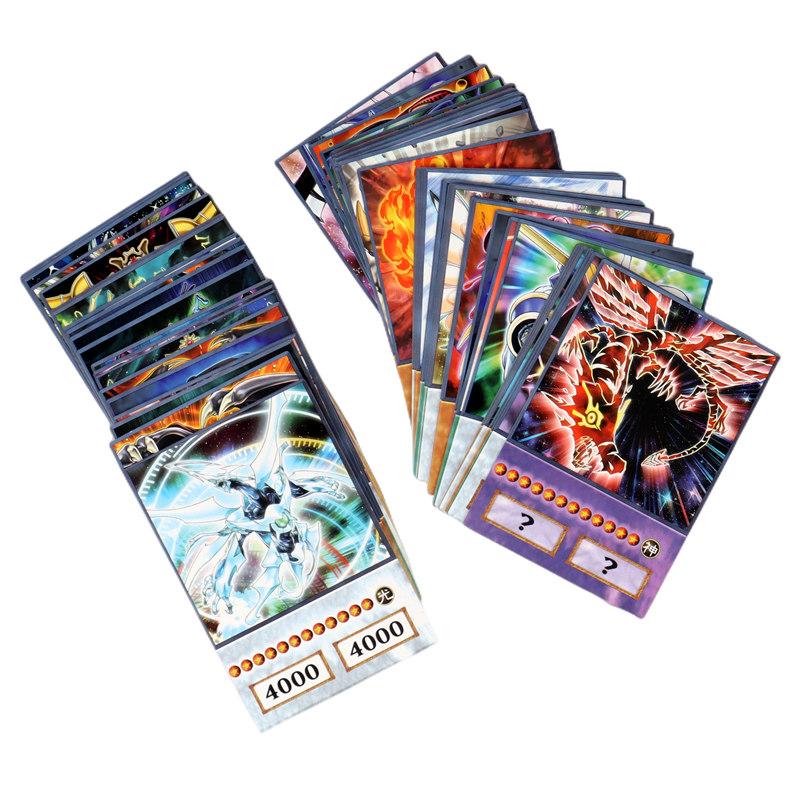 100 Bucăți Cărți Yu-Gi-Oh Stil Anime Ochi Albaștri Magicianul Întunecat Exodia Obelisk Slifer Ra Yugioh DS5 Classic Proxy Card DIY Cadou Copii