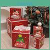 Weihnachtsgeschenkbox-Set aus Kartonmaterial für Feiertagsüberraschung und Süßigkeitenverpackung