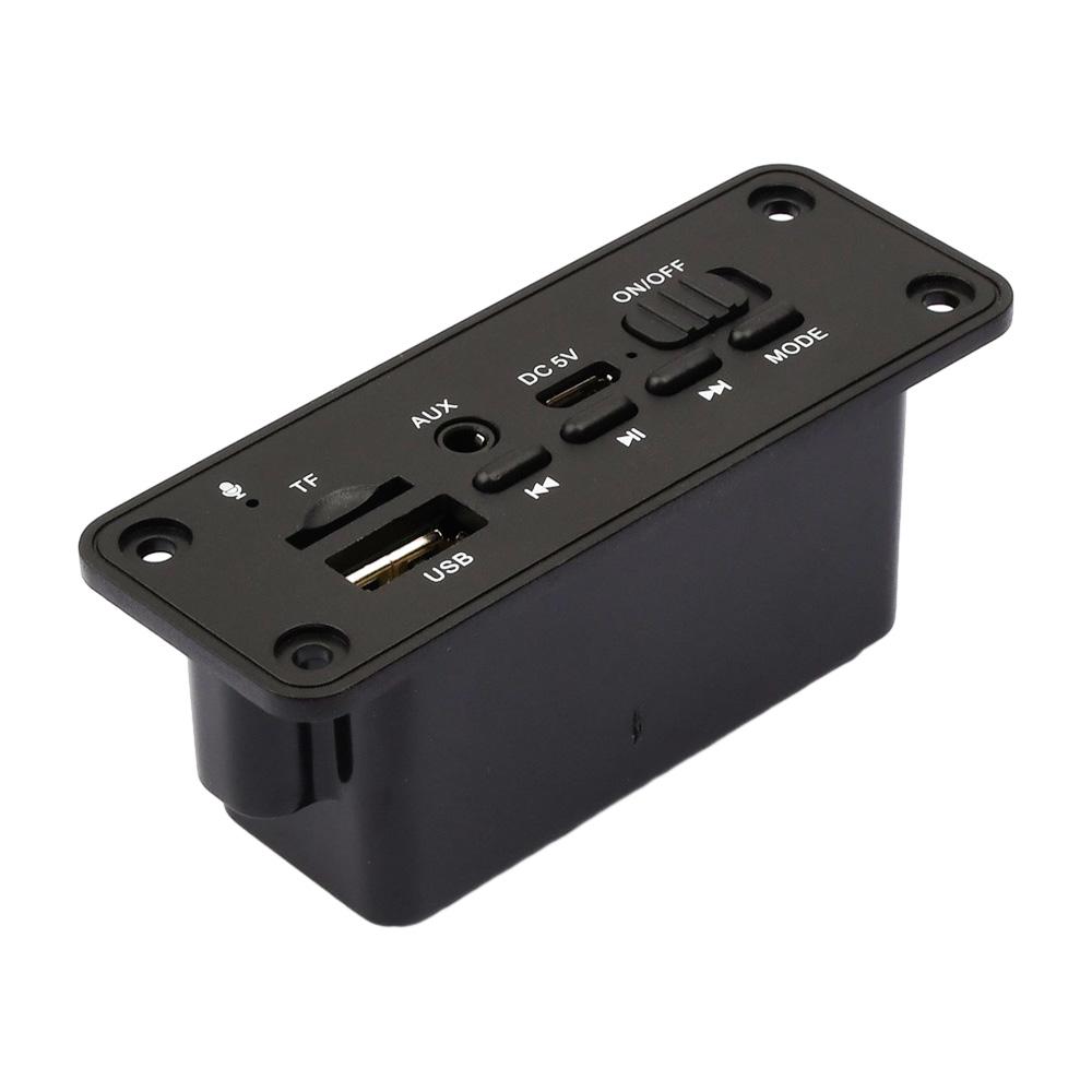5V Bluetooth MP3/WMA/WAV Decoder Board Audio Module 2*3W Amplifier Wireless USB TF Radio AUX FM MP3 Player For Car Accessary