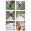 Tenda da campeggio all'aperto, antipioggia, con protezione solare, singola, 1 persona, ultraleggera, da viaggio, ultraleggera, portatile, in rete, costruita a mano, per la pesca