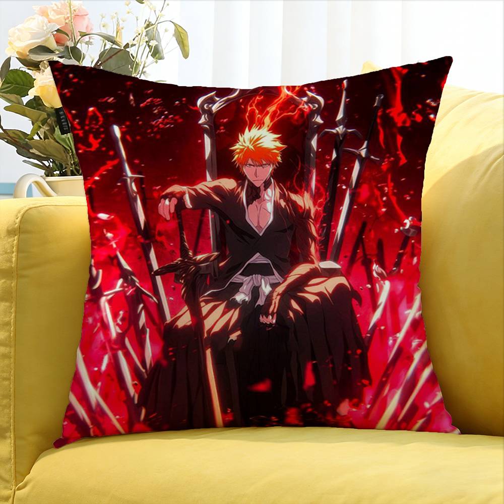 Anime I-Ichigo K-Kurosaki World Various Sizes Square Pillow Case For Car Home Bedchamber Decor