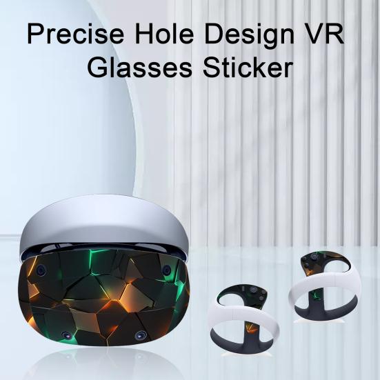VR Glasses Sticker Unique Clear Pattern Anti-scratch Protective Easy To Install VR Headset Classes Sticker for PS VR2