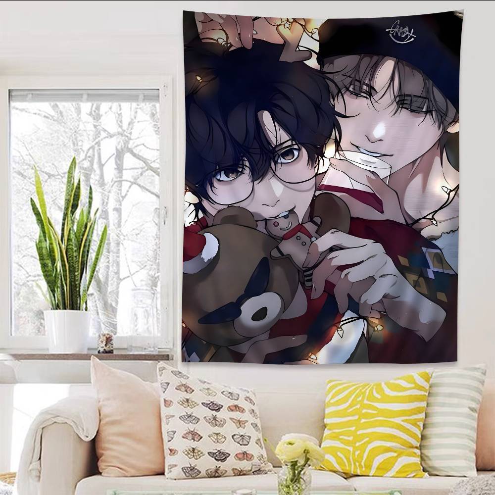 Anime Lost In The Cloud Anime Tapestry Indian Buddha Wall Decoration Witchcraft Bohemian Hippie Wall Hanging Sheets
