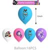 Demon Hunters Birth Date Celebration Disposable Dinner Board Tablecloth Balloon Banner Cake Decoration KPOP Anime Celebration Collection Infant Shower
