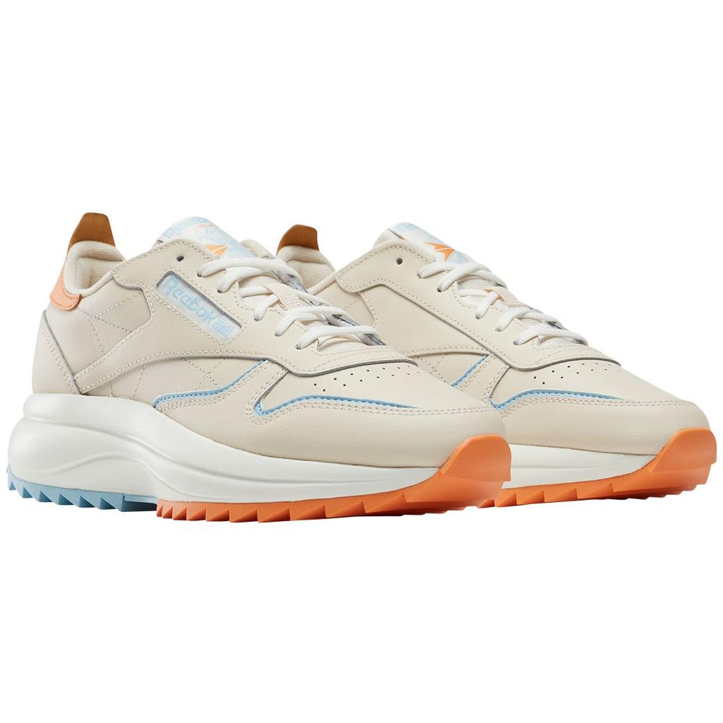 Reebok Classic Leather Sp Extra Color Block Casual Running Shoes Women Sneakers Beige White 100201211