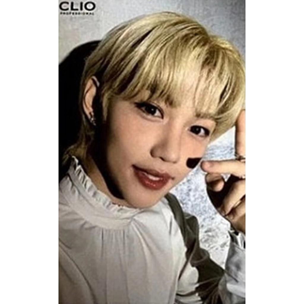 Stray Kids X CLIO OFFIZIELLE FOTO-KARTE SPICY MILD OFFICE Version.