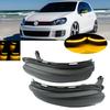 LJZ Dynamic LED Wing Mirror Turn Signal Light 12V VW Golf 6 MK6 2008-2012 Rearview Indicator Lamp Sequential Blinker