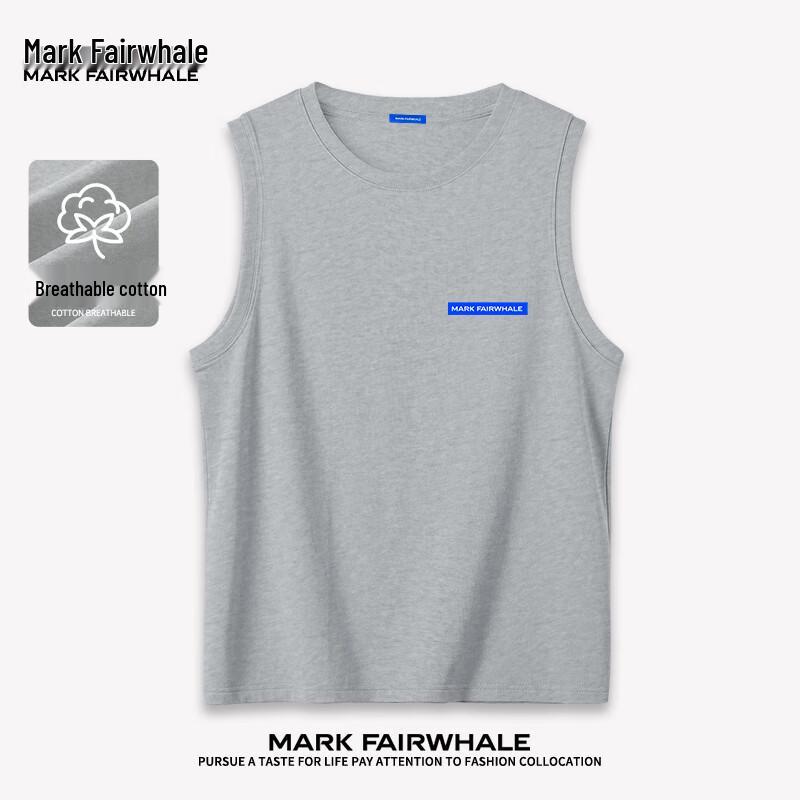 Mark Fairwhale Men s Pure Cotton Casual Sports Vest 3XL