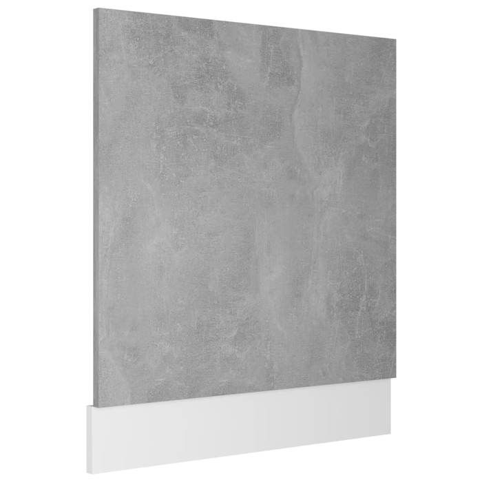 VidaXL Dishwasher Panel "Lyon" Concrete Grey 59.5 X 3 X 67 Cm Engineered Wood 802566