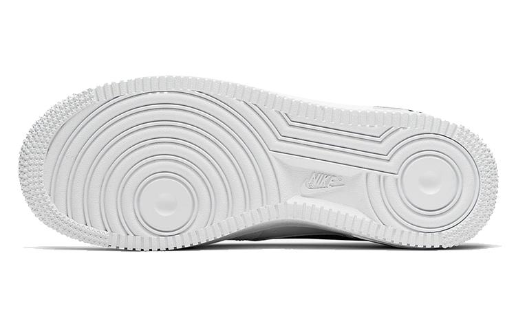 Nike Air Force 1 Low White Black Metallic Silver GS CZ4206-100