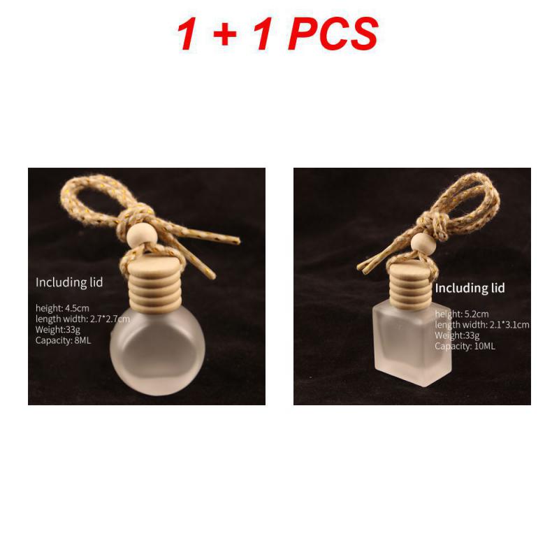 1/2/3PCS Frosted Glass Pendant Gentle Exquisite Easy To Install High-quality Car Accessories Car Interior Fragrance Pendant