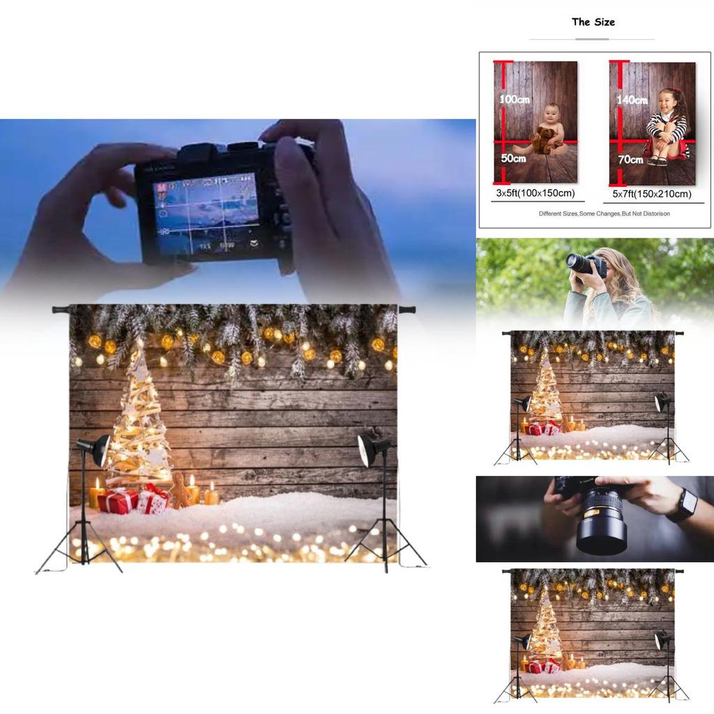 Childrens Photo Backdrop With Festive Christmas Theme For Studio And Studiolike Photos