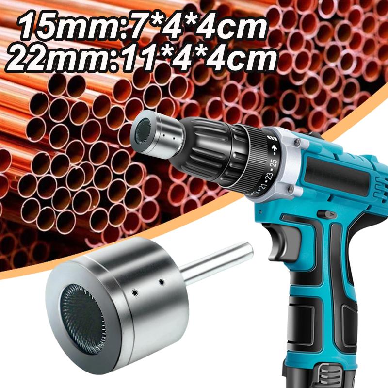 Metal Copper Tube Cleaning Brush 15mm 22mm Drill Pipe Tube Cleaning Brush Tool Multi-Purpose Cleaning Tool for Cleaning