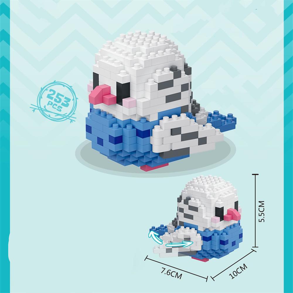 Kawaii Cute Bird Small Building Blocks Set Creative Educational Building Toys For Boys Girls Toys Suitable For Decorate