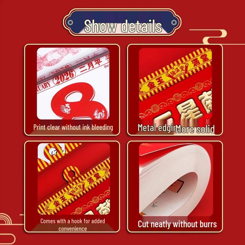 Lunární nástěnný kalendář 2026: Denní odtrhávací, Rok koně