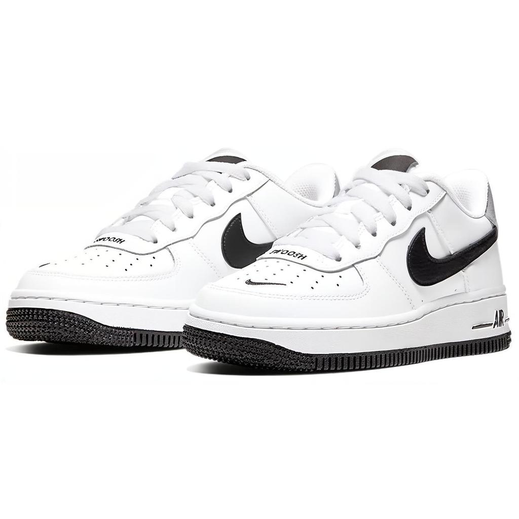 Nike Air Force 1 Low '07 LV8 White Black Mini Swoosh GS CT5531-100